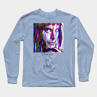 I love you for Infinity (color Drama Stare) Long Sleeve T-Shirt